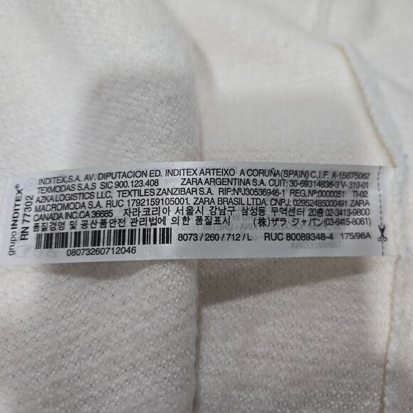 🐢 Zara Light Weight Wool Blend Oversized Jacket/Blazer - Picture 8 of 15